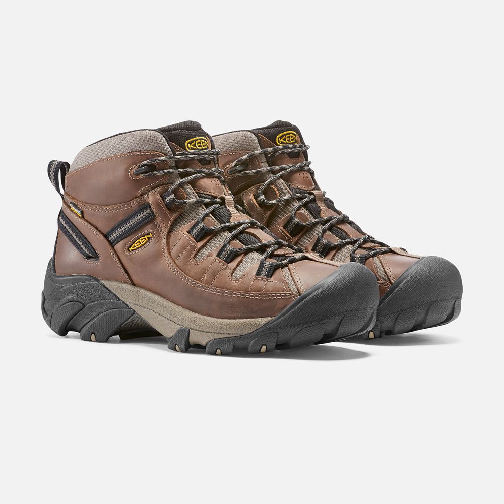 Keen Laarzen Heren Bruin/Zwart - Targhee Ii Waterproof Mid - 10924-ZCIW